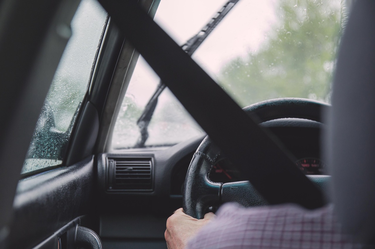 car, driving, nature, driver, steering wheel, belt, man, caution, drive, focus, car wallpapers, rain, raindrop, rainy